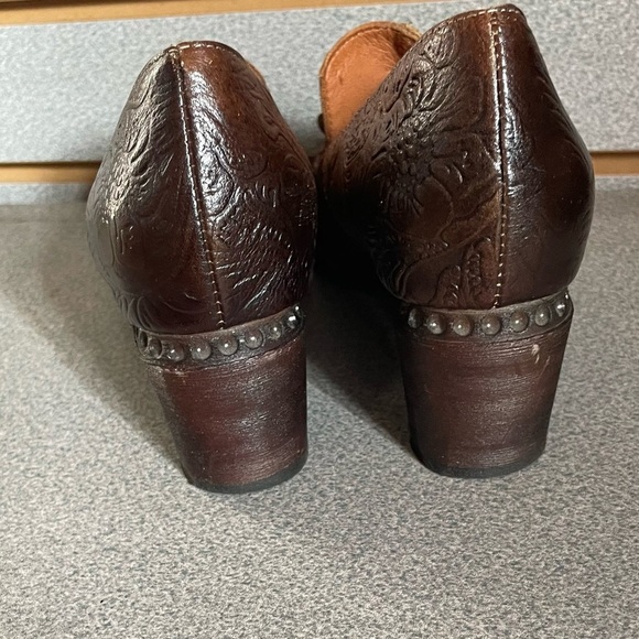 Spring Step L'Artiste Noora sz 6.51 Women's Pump style shoes Floral Design Brown - Picture 8 of 8